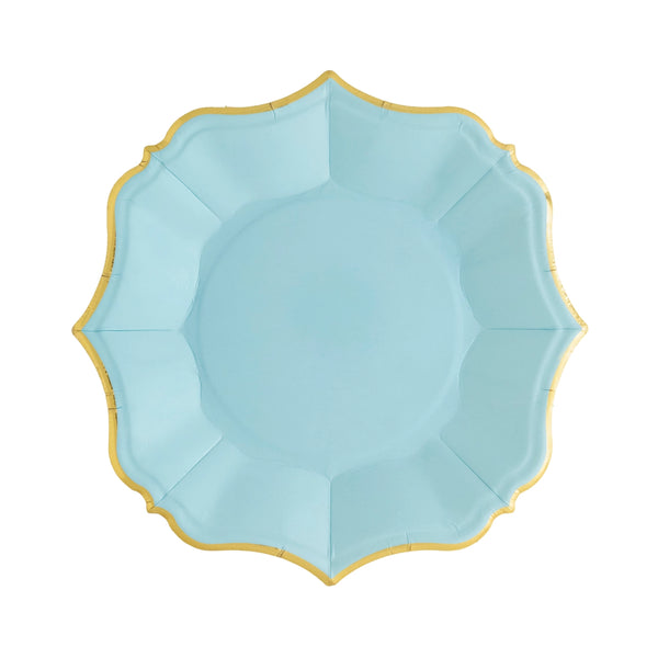 Solid Shaped Paper Plate Set/8
