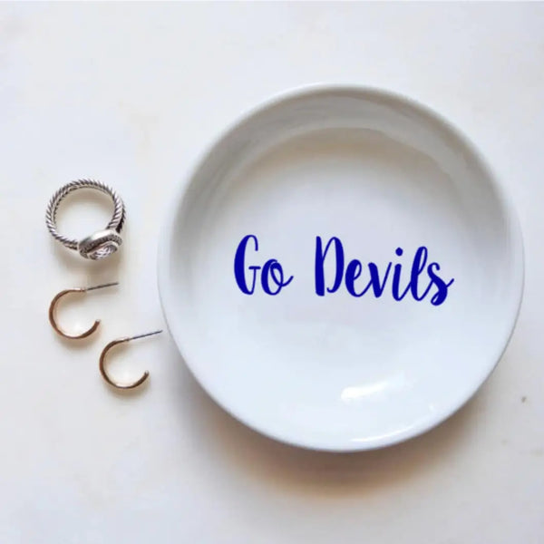 Round Collegiate Ring Dish