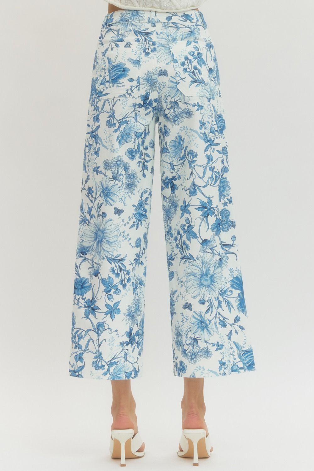 Lorelai Blue Floral Pants