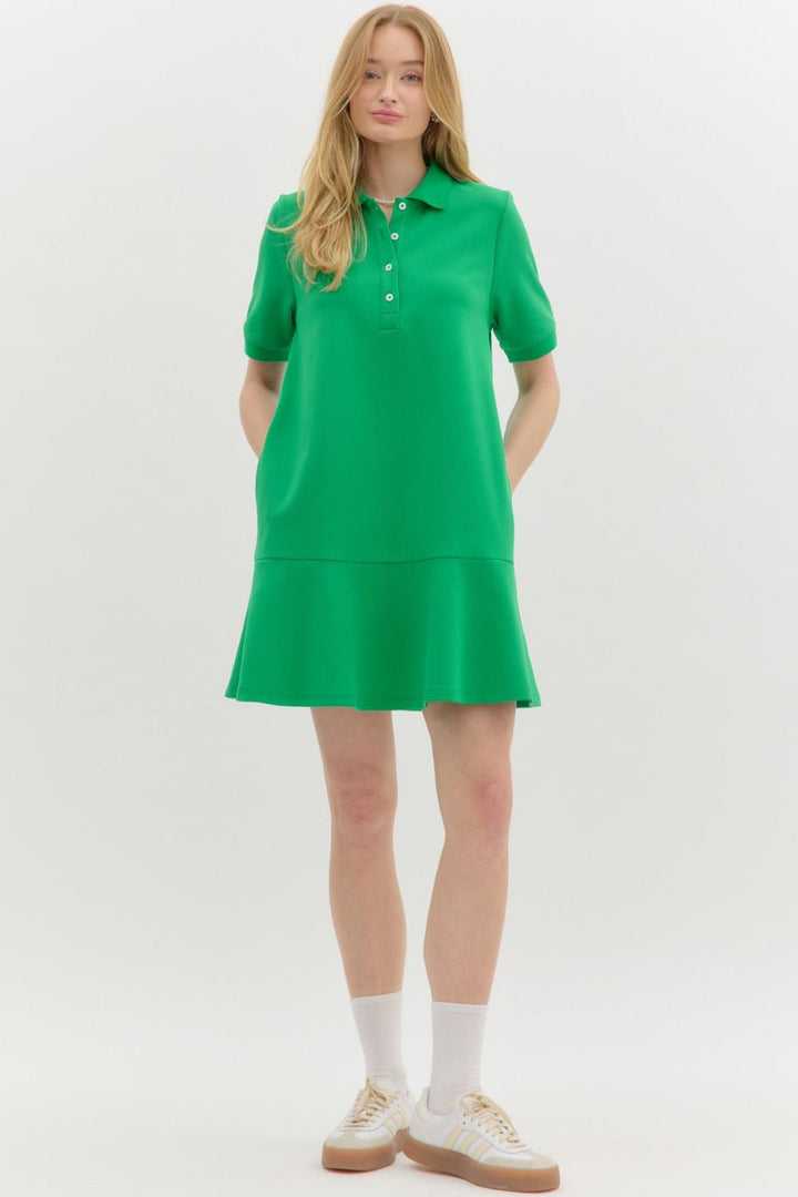Kate Green Polo Dress