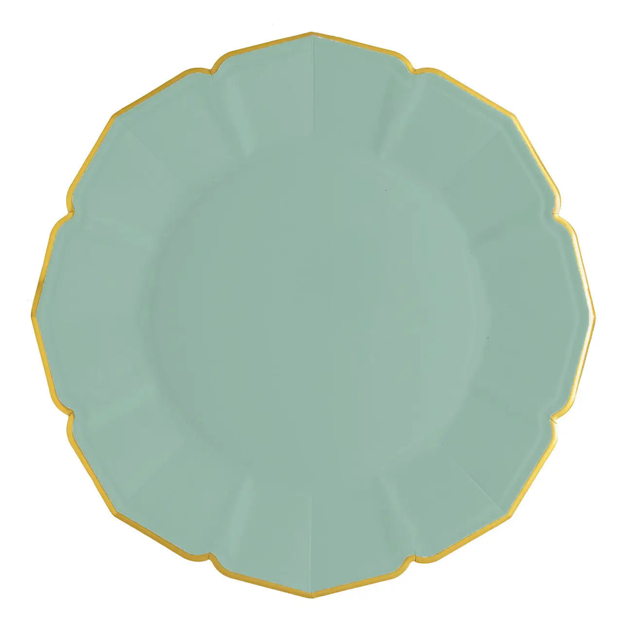 Solid Shaped Paper Plate Set/8