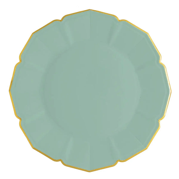 Solid Shaped Paper Plate Set/8