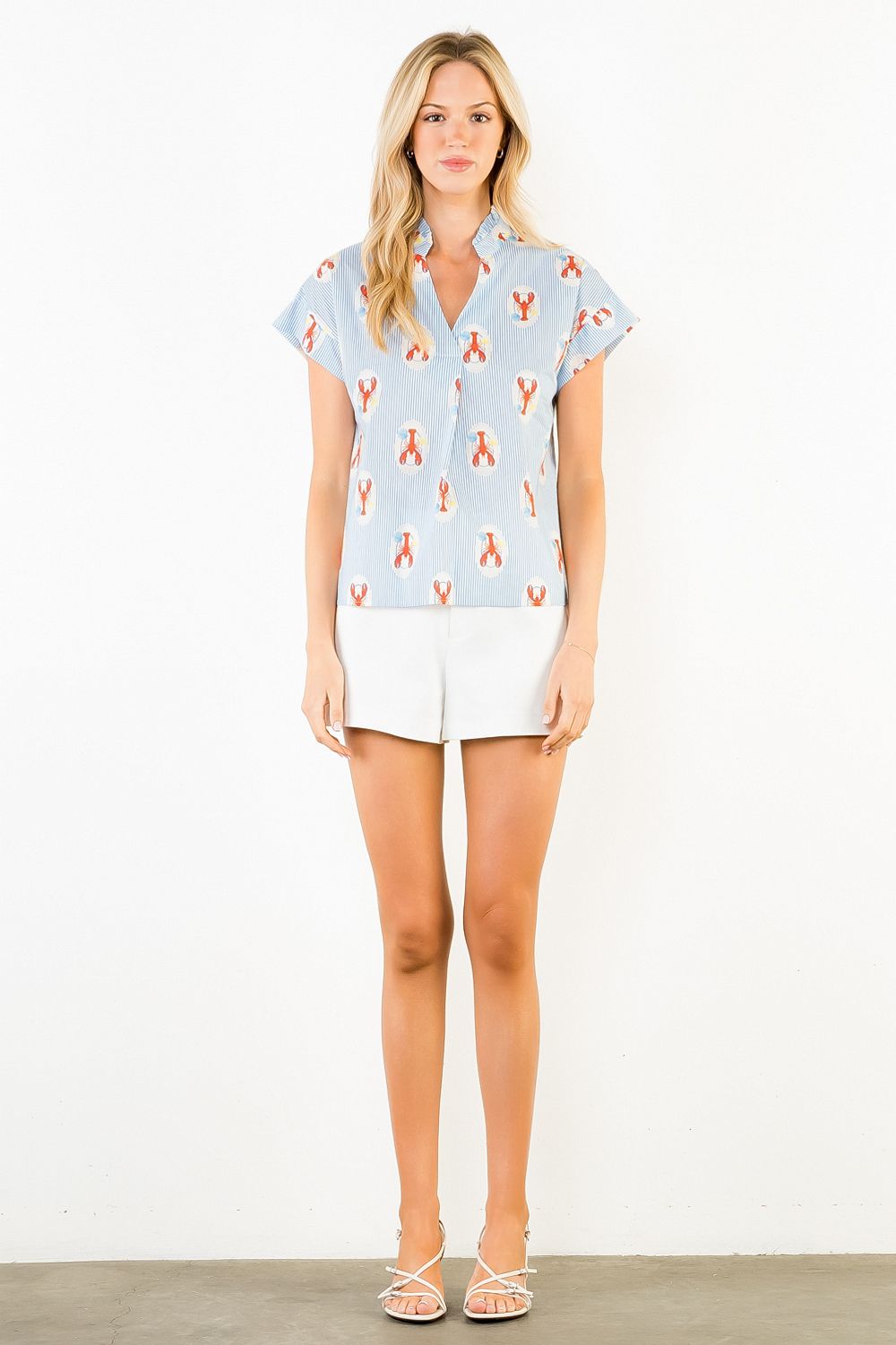 Lucia Striped Lobster Top