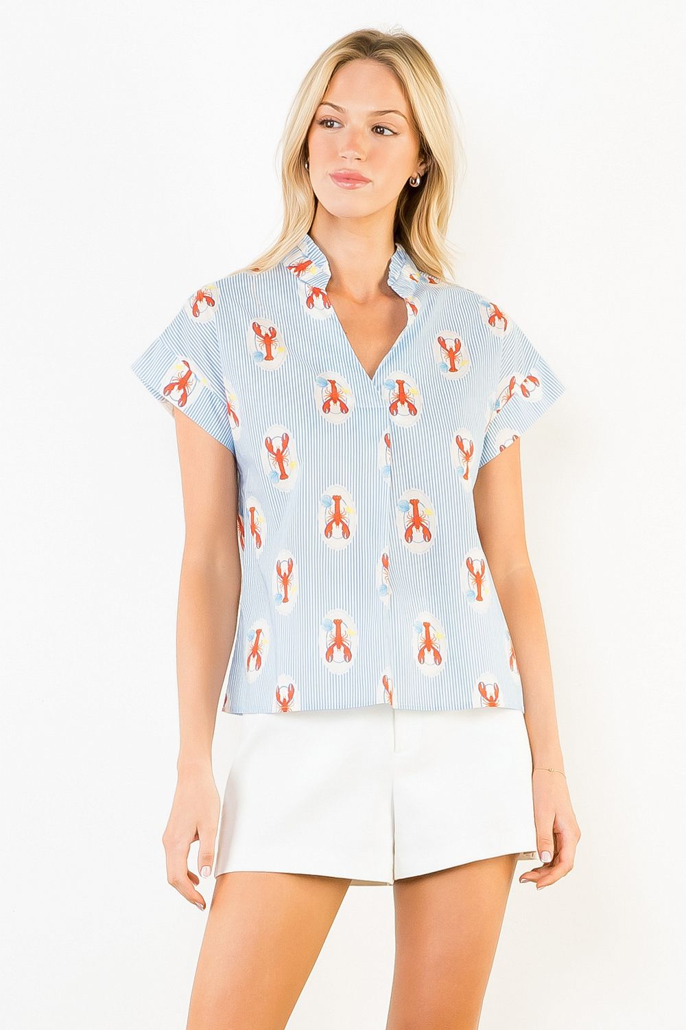 Lucia Striped Lobster Top