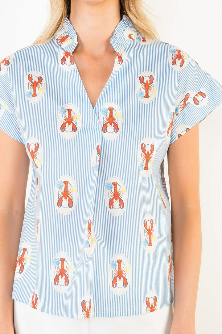 Lucia Striped Lobster Top