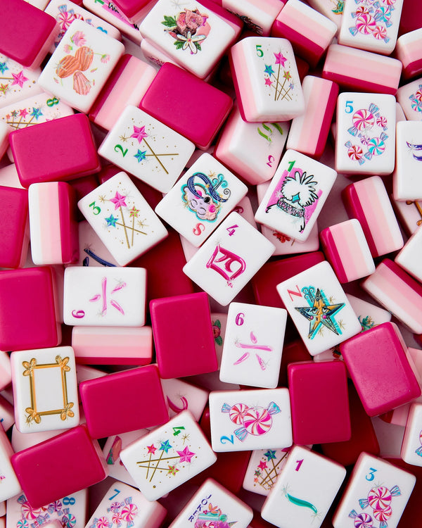 Glitterville Mahjong Tile Set