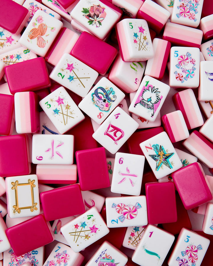 Glitterville Mahjong Tile Set