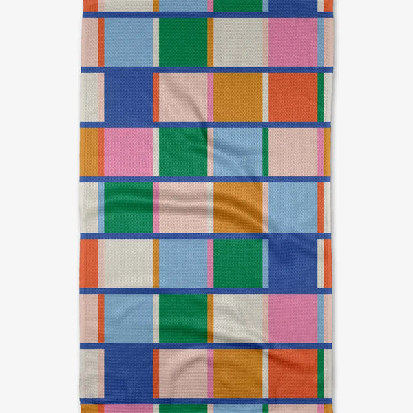Abstract Pattern Geometry Kitchen Towel