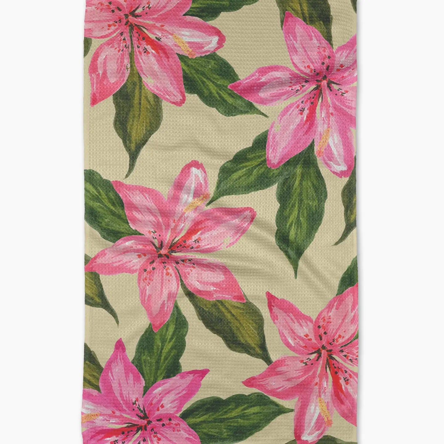 Botanical Pattern Geometry Kitchen Towel