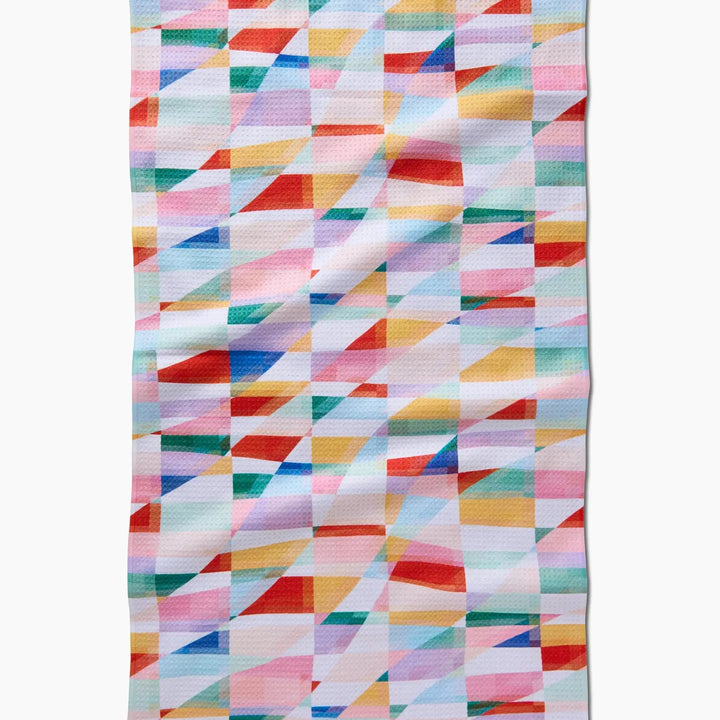 Abstract Pattern Geometry Kitchen Towel