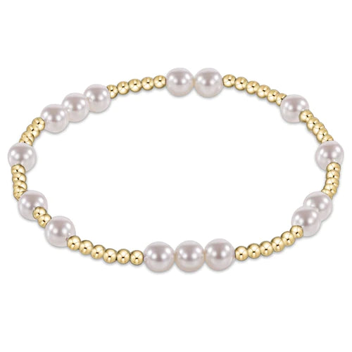 Hope Unwritten Pearl & Gold Bracelet