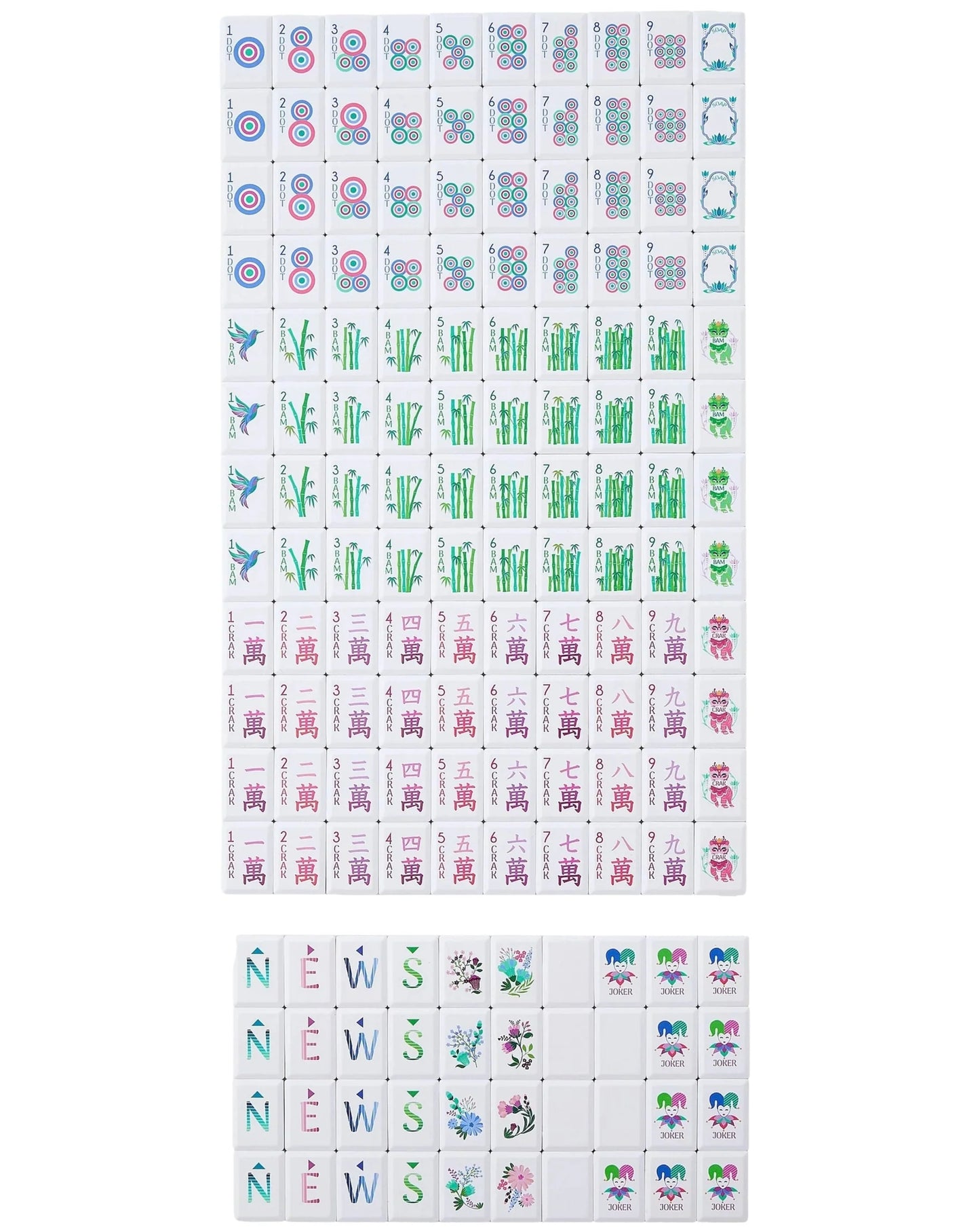 Jardin Debutante Travel Tile Set