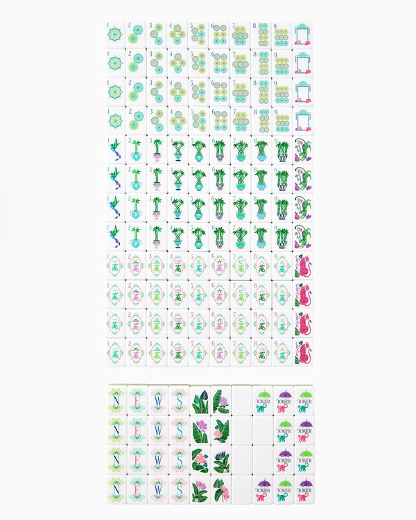 Palm Royale Mahjong Tile Set
