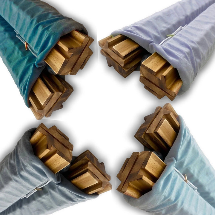 Velvet Mahjong Rack Bag