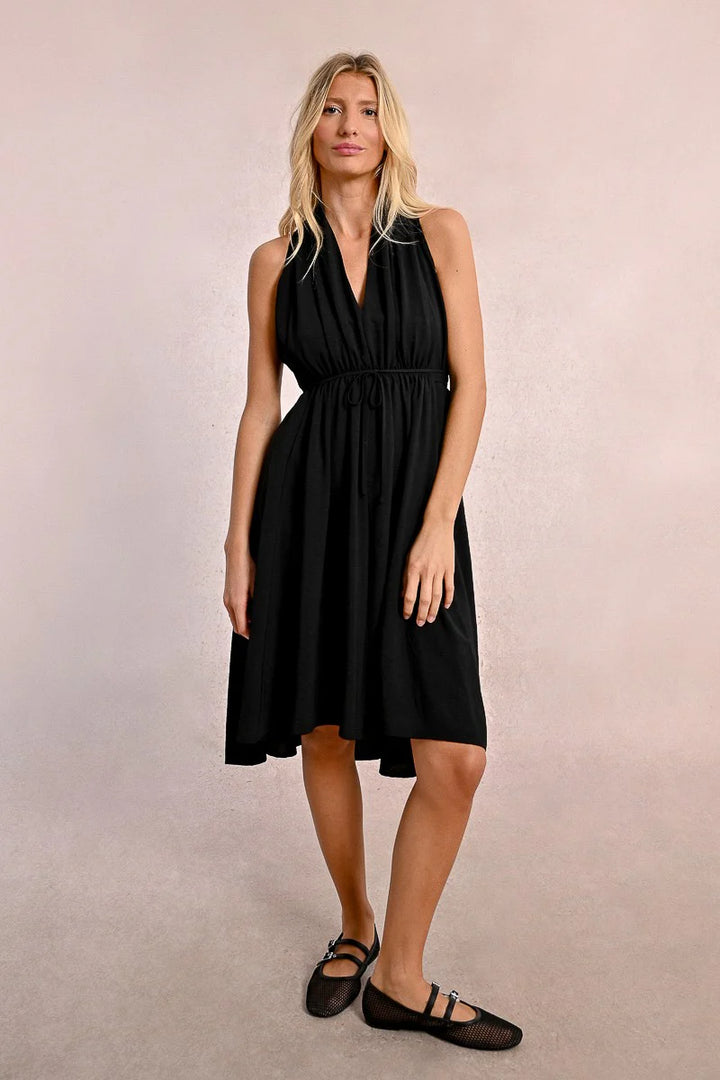 Mia High Low Black Dress