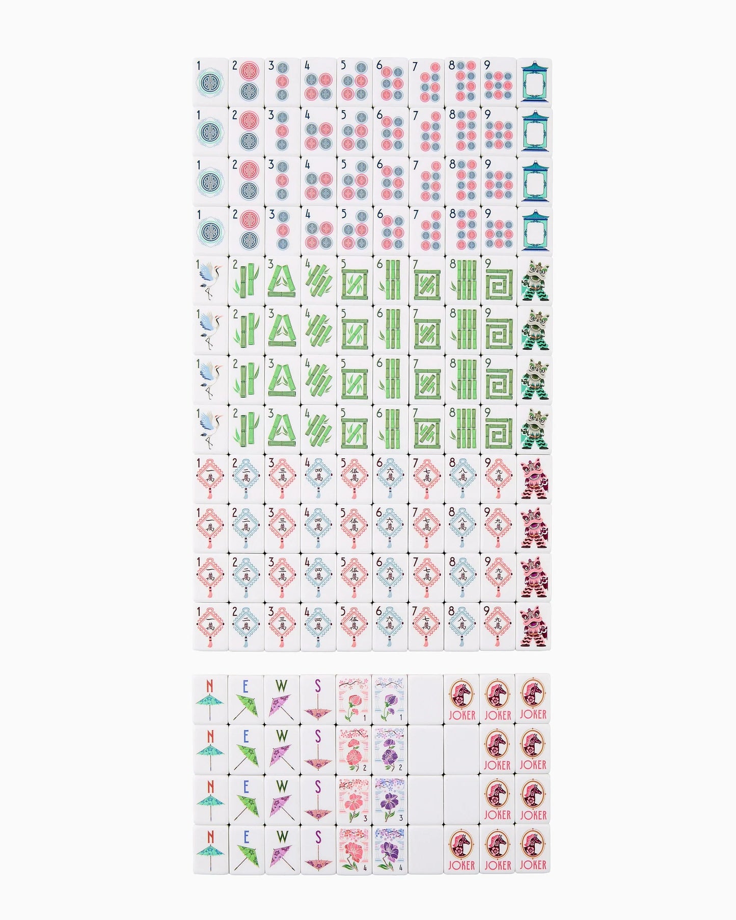 Solara Mahjong Tile Set