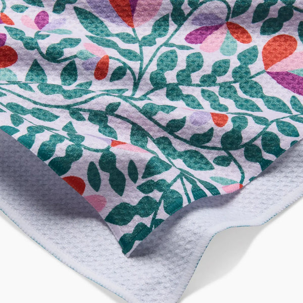 Botanical Pattern Geometry Kitchen Towel