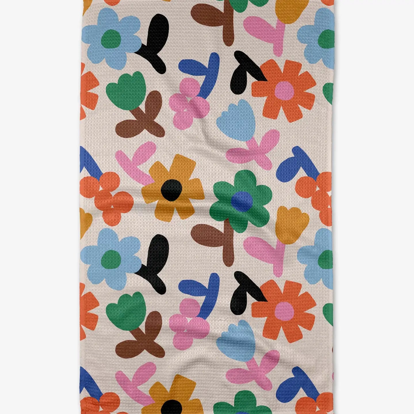 Botanical Pattern Geometry Kitchen Towel