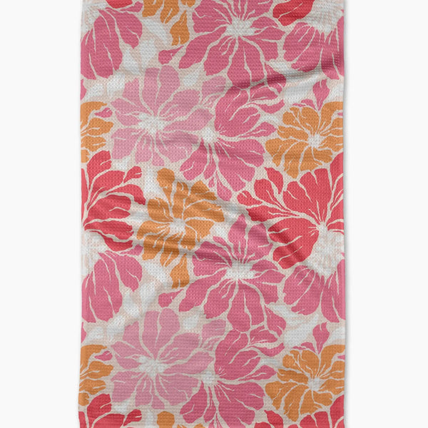 Botanical Pattern Geometry Kitchen Towel
