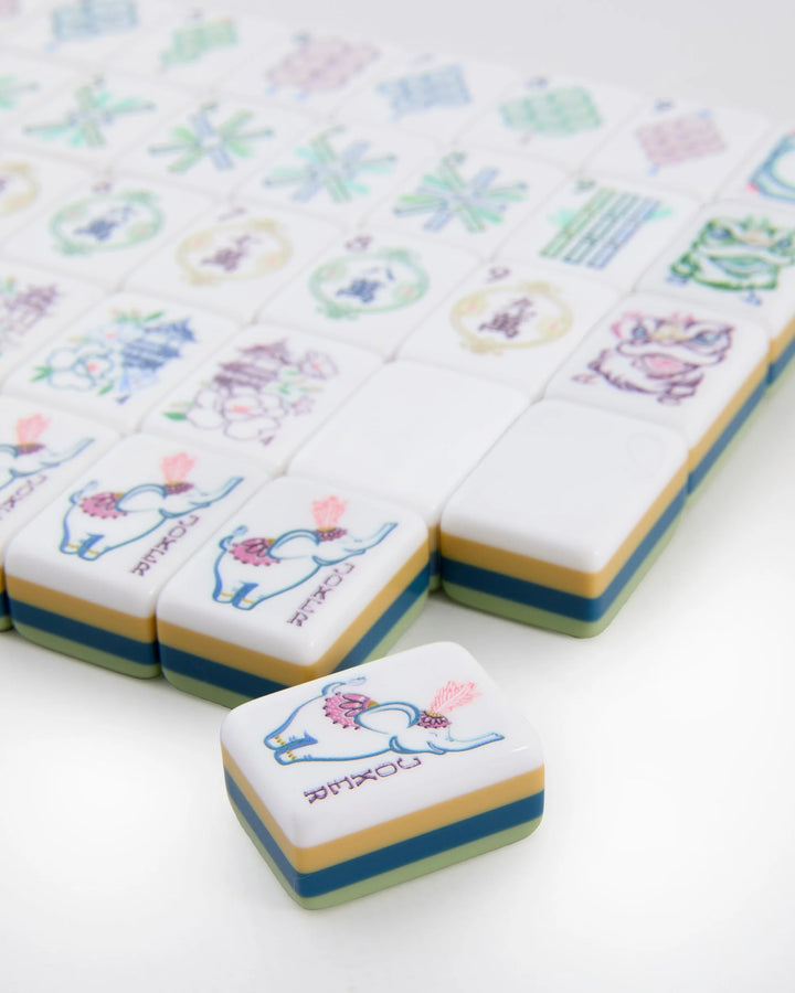 Willow Mahjong Tile Set