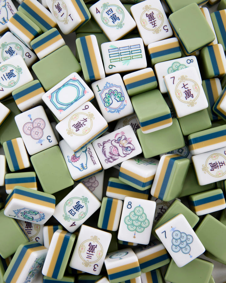 Willow Mahjong Tile Set