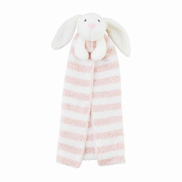 Striped Bunny Lovey Blanket