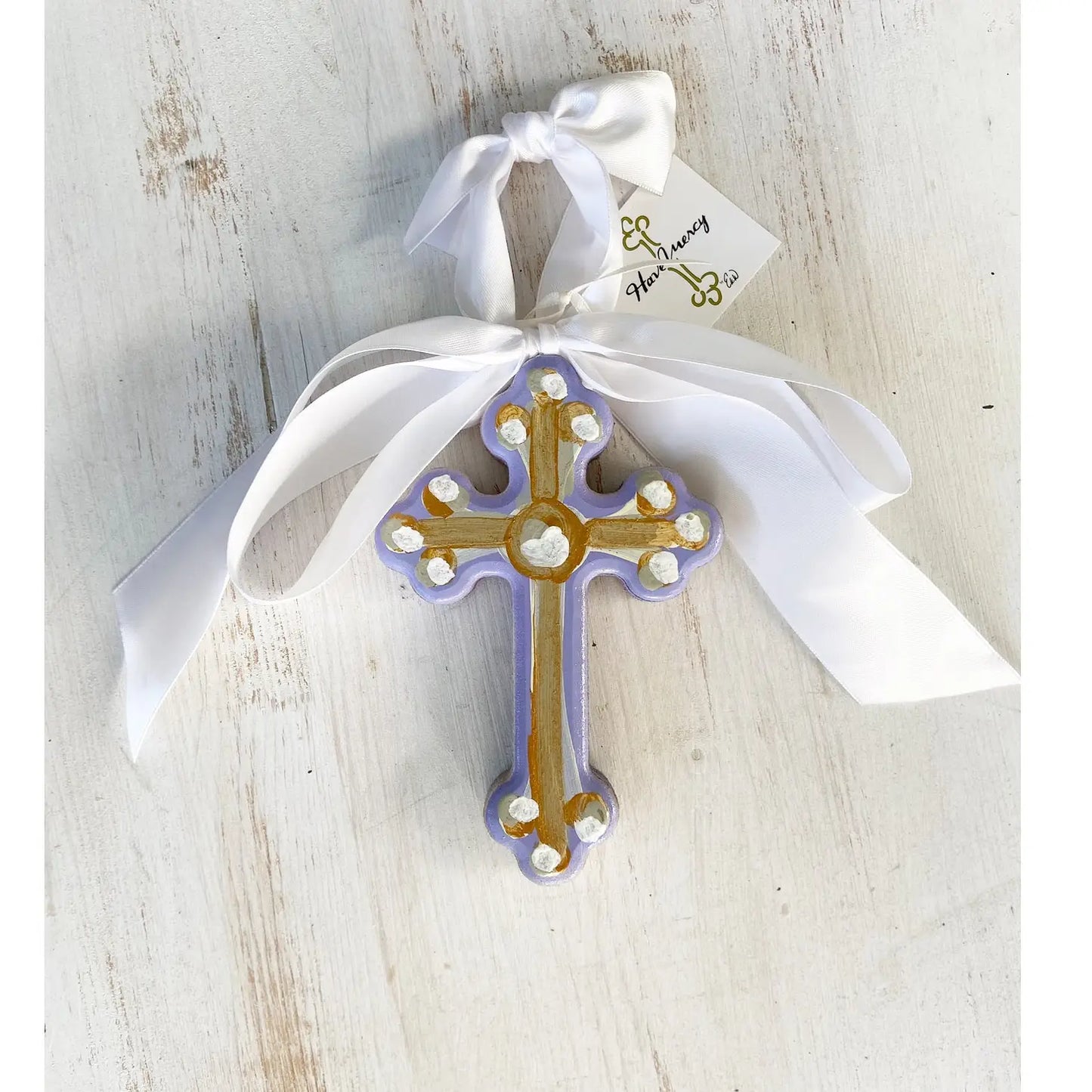 Have Mercy 6" Handpainted Cross