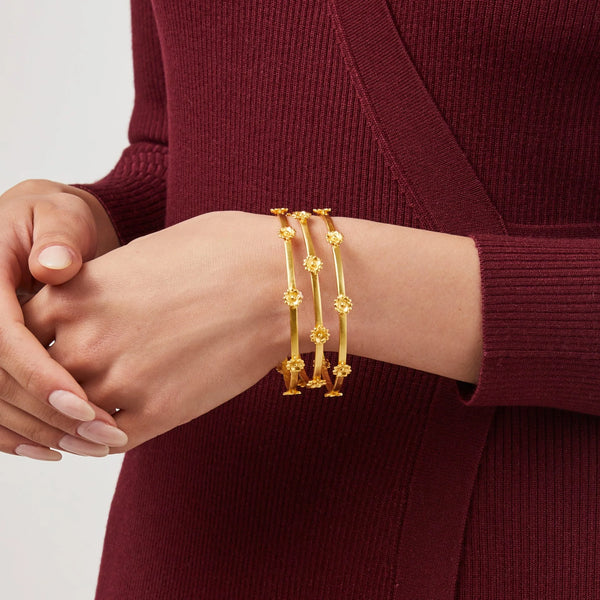 Flora Gold Bangle