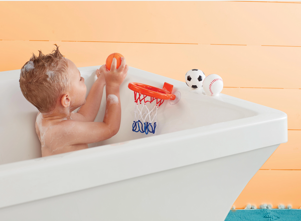 Sports Net & Balls Bath Toy Set