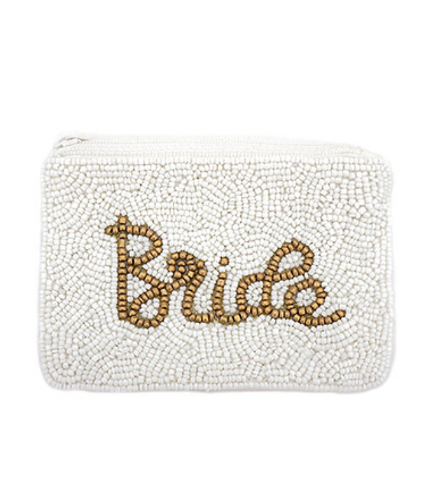 Bride Small Beaded Pouch