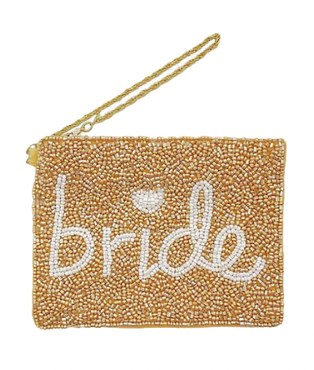 Bride Small Beaded Pouch