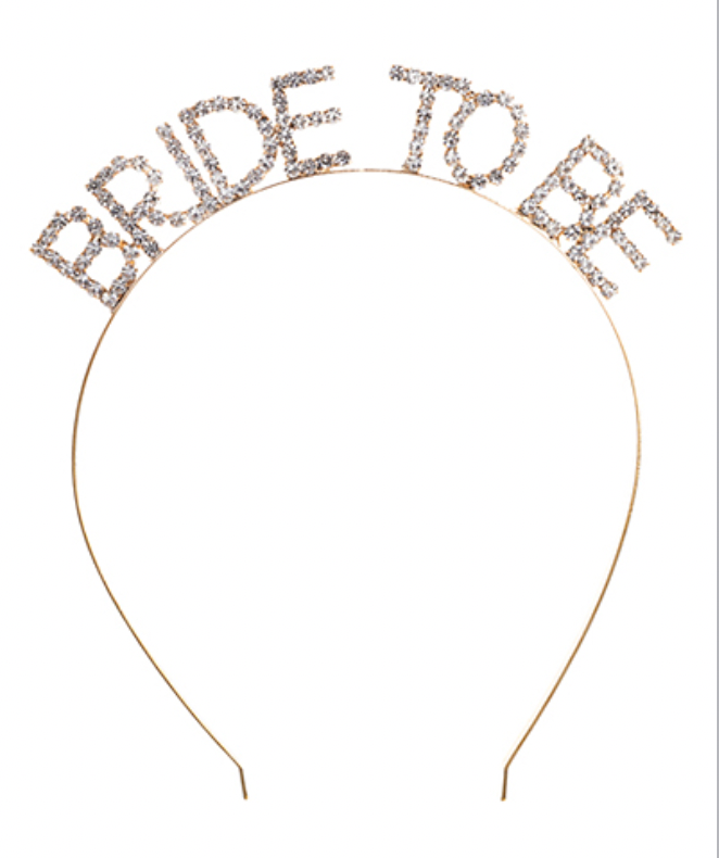 Bride To Be Rhinestone Headband