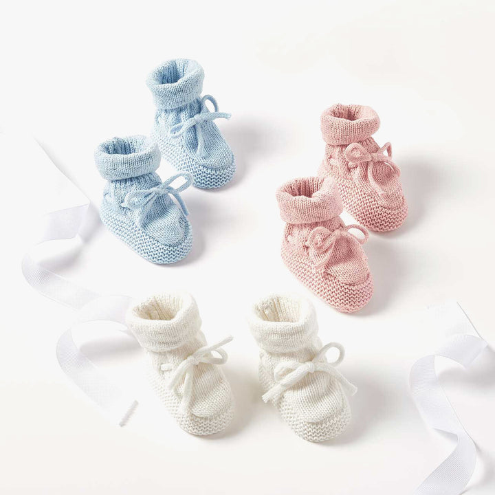 Knitted Baby Booties