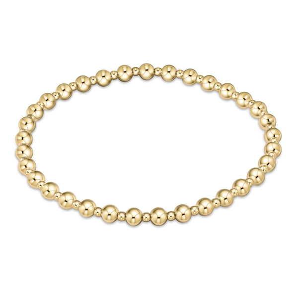 Classic Grateful Gold Bead Bracelet