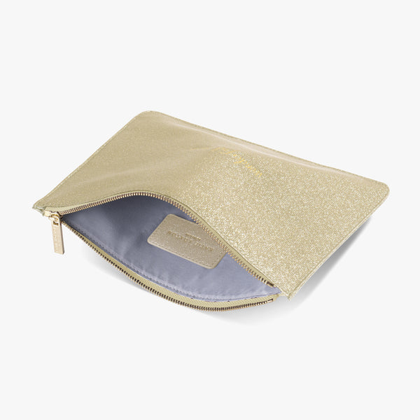 Wonderful Mom Metallic Gold Perfect Pouch